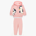 Girls' Fleece Suit Long Sleeve Hooded