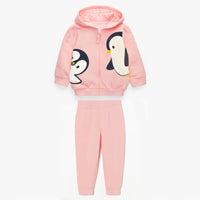 Girls' Fleece Suit Long Sleeve Hooded