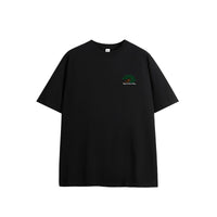 Towel Embroidery Pine Short-sleeved T-shirt Fashion Brand Simple Style Casual Cool Men