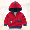 Fashion Simple Children Plus Velvet Padded Jacket