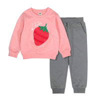 Children's Long Sleeve Embroidery Two-piece Set