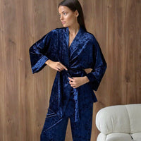 Cozy And Warm BRICS Fleece Womens Pajama Set