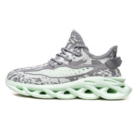High-elastic rubber-plastic breathable travel sports shoes
