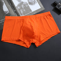 Fashion Ice Silk Ultra-thin Men's Boxer Briefs