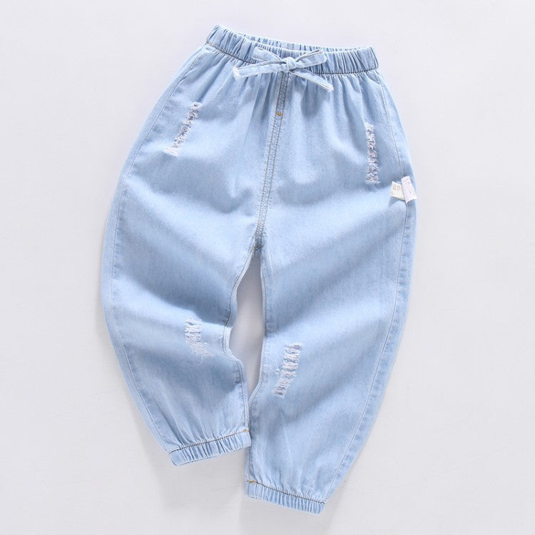 Denim mosquito pants