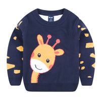 Boys And Girls Jacquard Cartoon Cute Seater