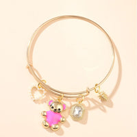 Colorful Polymer Clay Adjustable Womens Bracelet