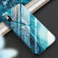 New color edge marble phone case
