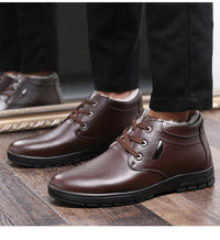 New style cotton shoes casual first layer cowhide old shoes