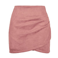 Solid Color Sheath Skirt Autumn And Winter Irregular Women's Clothing