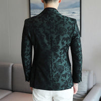 SpringSummer Mens New Solid-Colored Slim-Fit Suit Jacket