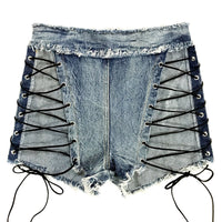 Nightclub women's sexy high-rise jeans