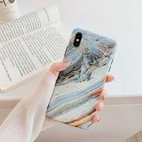 Compatible with Apple , Marble phone case