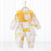 Baby's Pure Cotton Thermal Jumpsuit