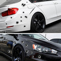Car scratch simulation bullet hole crack sticker