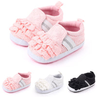 Lace soft sole non-slip baby toddler shoes