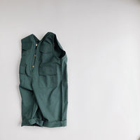Children's Button Jumpsuit Spring And Autumn New