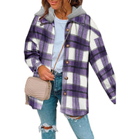 Women's Winter Pure Cotton Plaid Jacket
