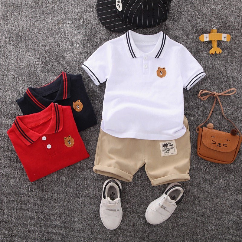 Boys short sleeve suit