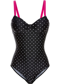 Women's sexy one-piece polka dot print swimsuit