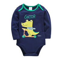 Long sleeve casual baby romper