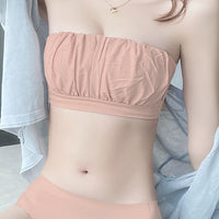 Summer Women's Thin Anti-skid Underwear Without Steel Ring Bra