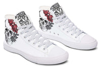 Printed Couple High Top Canvas Shoes