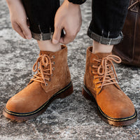 British style high-top casual single shoes cross-border large size worker