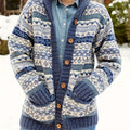 Polyester Tribal Knit Sweater Women's Knitted Sweater