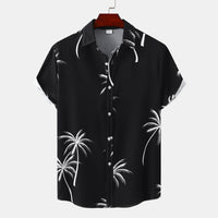 Hawaiian Floral Men's Short-sleeved Shirt Fashion