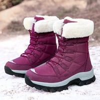 Velvet Warm Cotton Snow Boots High Cotton-padded Shoes