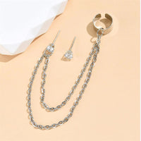 Long Tassel Chain Statement Fashion Earrings