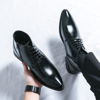 High-Top Pointed Toe Men's Boots Fashion Trend Martin