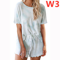 Knit Crew Neck Pullover Ladies Loungewear Set