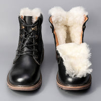 Wool Inner Top Layer Cowhide Upper For Men