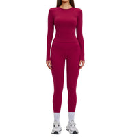 Outdoor Running Tight-Fit Sporty Casual Set