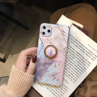 Compatible with Apple , Lingge Epoxy Stand Phone Case