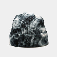 Tie-dye knitted hat