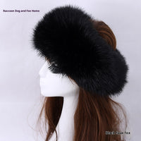 Elastic Faux Fur Fox Fur Headband For Women