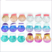 Single small shell foundation brush