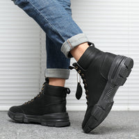 High-top Martin boot men's overalls