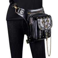A steampunk retro cross-body bag for women