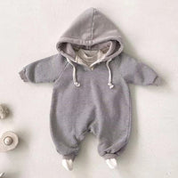 Baby Fashion Hooded Long Sleeve Bodysuit