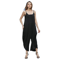 Low cut sexy suspender jumpsuit