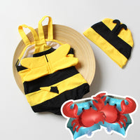 Cute little bee children's swimsuit