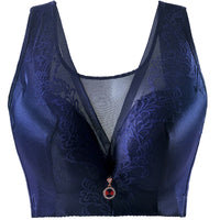 Plus Size Big Cup Push Up Adjustable Bra Without Steel Ring