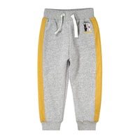 Children's Mid-Waist Rubber Band Belt Sports Casual Pants