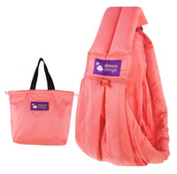 Cotton breathable sling baby carrier baby bag back pocket