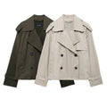 Fashion Casual All-matching Short Windbreaker Women's Coat 0