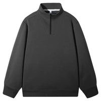 Comfortable Skin-friendly Stand Collar Zip-up Sweatshirt